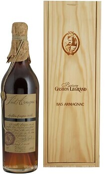 Фото Baron Gaston Legrand Bas Armagnac 1954 0.7 л в подарунковій упаковці
