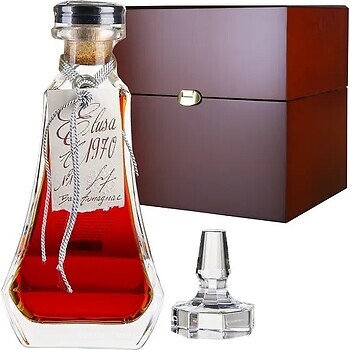 Фото Baron Gaston Legrand Bas Armagnac Carafe Elusa 1970 0.7 л в подарунковій упаковці