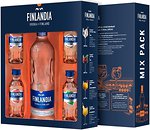 Фото Finlandia Vodka 0.5 л в подарунковій коробці з 4 смаковими мініатюрами 4x 0.05 л