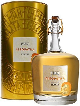 Фото Poli Grappa Cleopatra Moscato Oro 0.7 л в металевій тубі