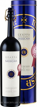 Фото Poli Grappa Sassicaia 0.5 л в металевій тубі