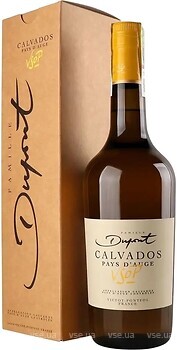 Фото Domaine Dupont Calvados Pays d'Auge VSOP 0.7 л в подарунковій упаковці