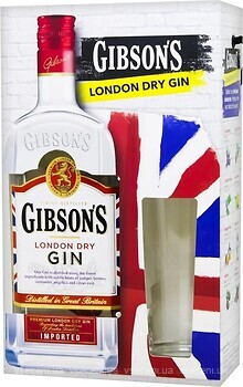 Фото Gibson's London Dry 0.7 л + келих