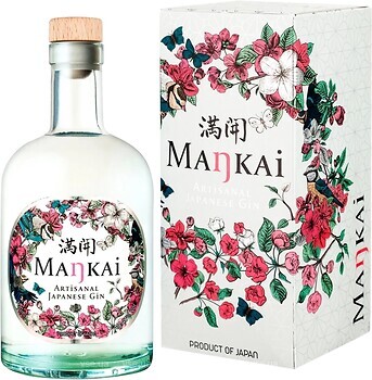 Фото Mankai Artisanal Japanese Gin 0.7 л в упаковці