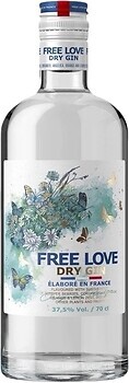 Фото Free love Dry Gin 0.7 л