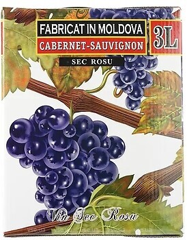 Фото Alianta Vin Cabernet червоне сухе 3 л