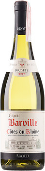 Фото Brotte Cotes du Rhone Esprit Barville Blanc белое сухое 0.75 л