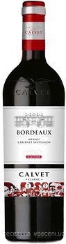 Фото Calvet Merlot Cabernet Sauvignon Bordeaux червоне сухе 0.75 л