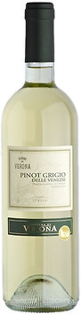 Фото Cantina di Verona Terre di Verona Pinot Grigio delle Venezie DOC біле сухе 0.75 л