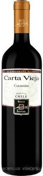 Фото Carta Vieja Carmenere червоне сухе 0.75 л