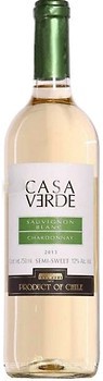 Фото Casa Verde Sauvignon Blanc біле сухе 0.75 л