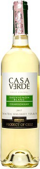 Фото Casa Verde Sauvignon Blanc/Chardonnay біле напівсолодке 0.75 л 12%