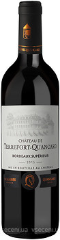 Фото Chateau de Terrefort-Quancard Bordeaux Superieur AOC червоне сухе 0.75 л