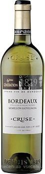 Фото Cruse Semillon-Sauvignon Bordeaux 6-поколение белое сухое 0.75 л