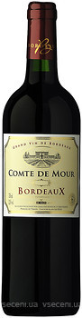 Фото De Mour Comte De Mour Bordeaux червоне сухе 0.75 л