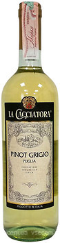 Фото La Cacciatora Pinot Grigio Puglia IGT біле сухе 0.75 л
