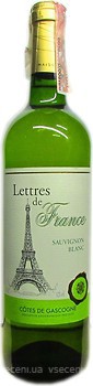 Фото Lettres de France Sauvignon Blanc белое сухое 0.75 л
