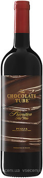 Фото Mare Magnum Primitivo Chocolate Tube Organic червоне сухе 0.75 л