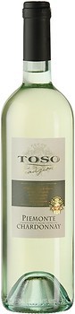 Фото Toso Piemonte Chardonnay DOC біле сухе 0.75 л