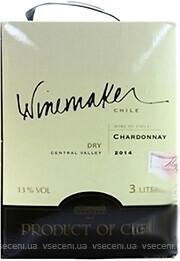 Фото Bodegas Vinedos de Aguirre Winemaker Chardonnay біле сухе 3 л