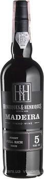 Фото Henriques & Henriques Finest Full Rich 5 Years Old біле солодке 0.5 л