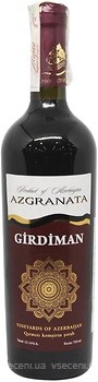 Фото Az-Granata Girdiman червоне напівсолодке 0.75 л