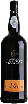 Фото Justino's Madeira Medium Rich 3 YO белое полусладкое 0.75 л