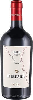 Фото Dievole Le Due Arbie Rosato Toscana червоне сухе 0.75 л