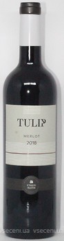 Фото Tulip Merlot 2018 червоне сухе 0.75 л