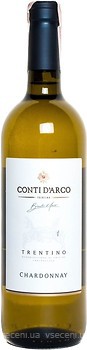 Фото Conti D'Arco Trentino Chardonnay DOC біле сухе 0.75 л