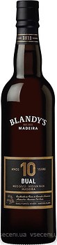 Фото Blandy's Madeira Bual Medium Rich 10 Years Old біле напівсолодке 0.5 л