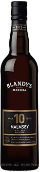 Фото Blandy's Madeira Malmsey Sweet 10 Years Old біле солодке 0.5 л
