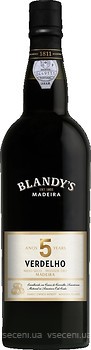 Фото Blandy's Madeira Verdelho Medium Dry 5 Years Old белое полусухое 0.5 л