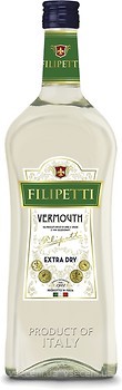 Фото Perlino Filipetti Vermouth Extra Dry білий сухий 1 л