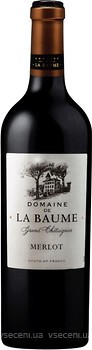 Фото Domaine La Baume Grand Chataignier Merlot красное сухое 0.75 л
