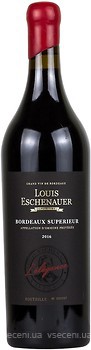 Фото Louis Eschenauer Bordeaux Superieur L'Elegance 2016 красное сухое 0.75 л