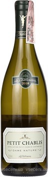 Фото La Chablisienne Petit Chablis Dame Nature 2018 белое сухое 0.75 л