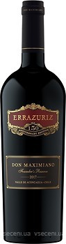 Фото Errazuriz Don Maximiano 2017 червоне сухе 0.75 л