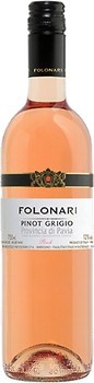 Фото Folonari Pinot Grigio Provincia Di Pavia Rose рожеве сухе 0.75 л
