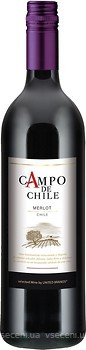 Фото Campo de Chile Merlot красное сухое 0.75 л