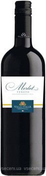 Фото Villa Italia Merlot червоне сухе 0.75 л