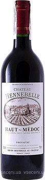 Фото Chateau Hennebelle Haut-Medoc червоне сухе 0.75 л