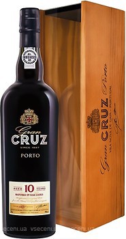 Фото Porto Cruz Gran 10 YO красный сладкий 0.75 л в упаковке