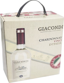 Фото Giacondi Chardonnay біле сухе 3 л