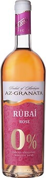 Фото Az-Granata Rubai Rose 0% рожеве напівсолодке безалкогольне 0.75 л