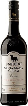 Фото Osborne Sherry Santa Maria Cream червоний солодкий 0.75 л