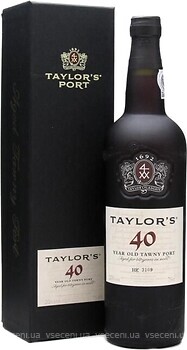 Фото Taylor's 40 Year Old Tawny Port червоний в упаковці 0.75 л