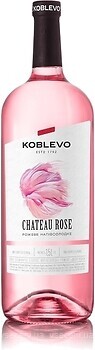 Фото Koblevo Chateau Rose рожеве напівсолодке 1.5 л