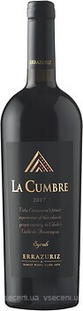 Фото Errazuriz La Cumbre 2017 червоне сухе 0.75 л