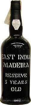 Фото Justino's Madeira East India Madeira Reserva Fine Dry 5 YO біле сухе 0.75 л